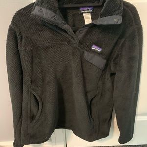 Patagonia fleece pullover size M black
